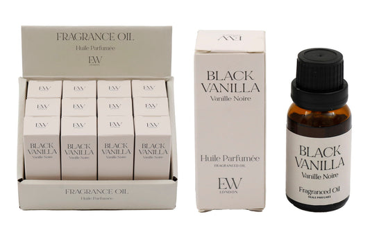 Black Vanilla Scented Oil for Burner In Tube 15ml