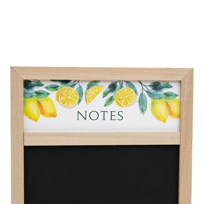 Chalkboard with Lemon Design