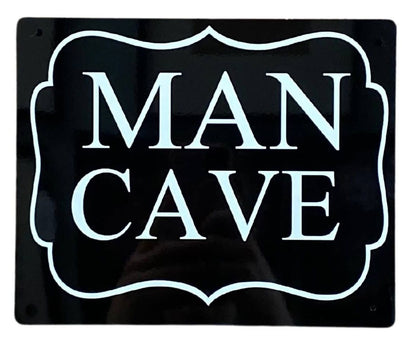 Metal Art Wall/Door Sign. - Man Cave