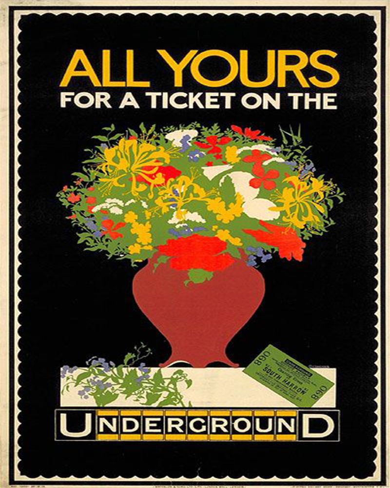 Vintage Metal Sign - Retro Advertising - London Underground