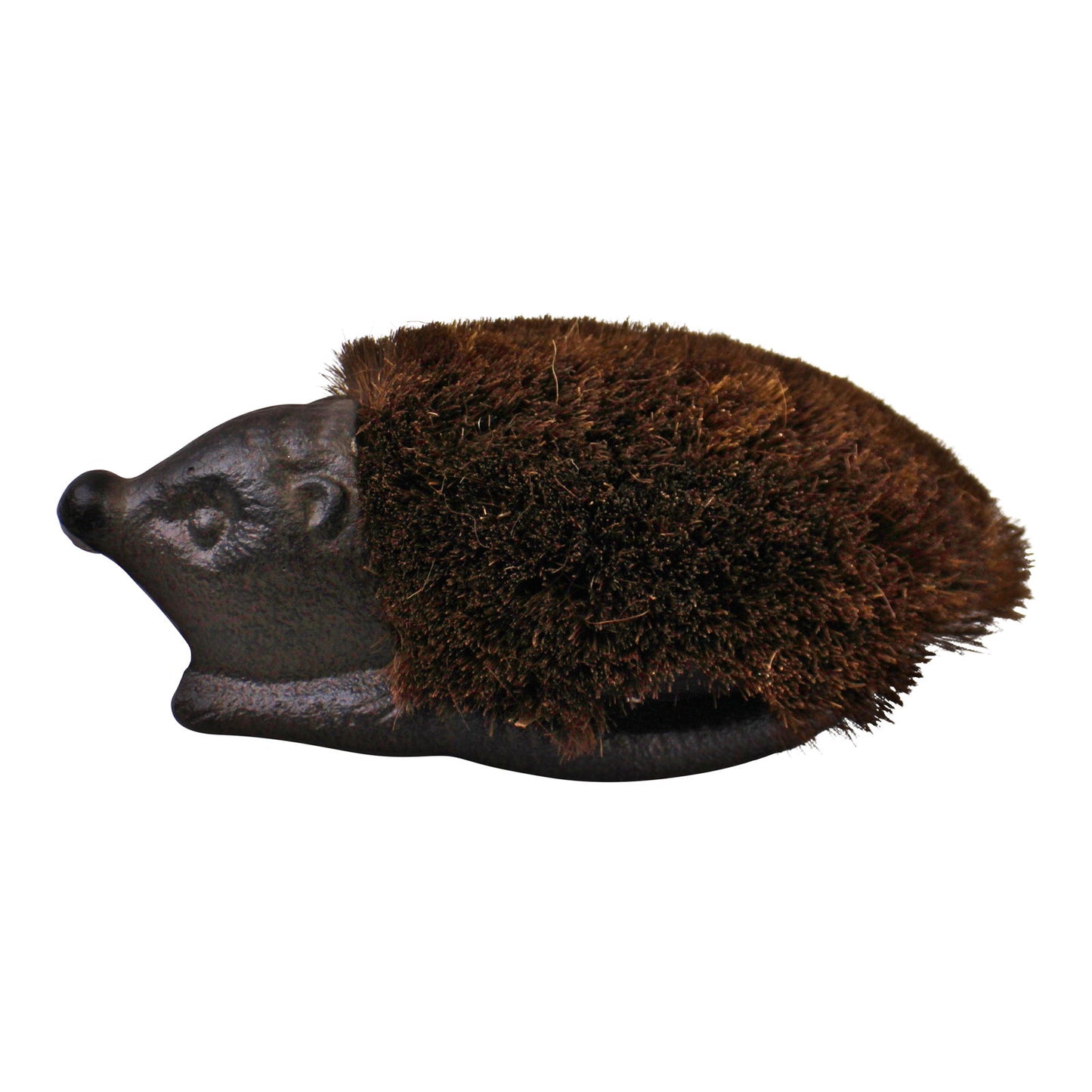 Cast Iron Garden Boot Brush, Hedgehog Design