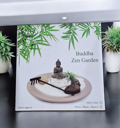 Buddha Zen Garden Self Assembly Grey 16cm