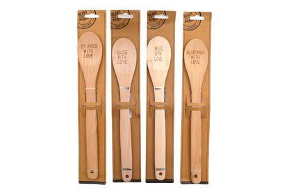 Set of Four Wooden Spoons