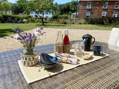 Set of Four Woven Grass Place Mats