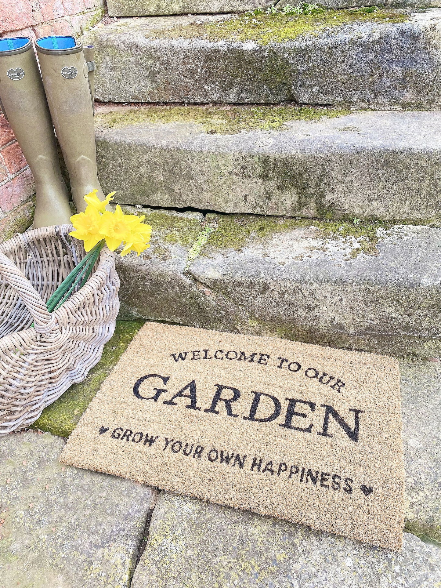 Grow Your Own Happiness Potting Shed Doormat