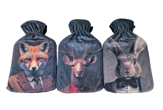 Forest Animal Hot Water Bottle Set Of 3