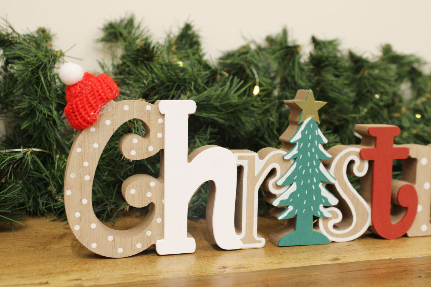 Freestanding Wooden Christmas Decoration