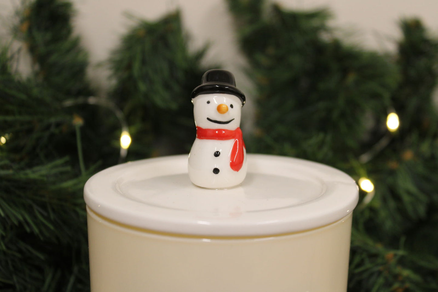 Snowman Character Candle-pot